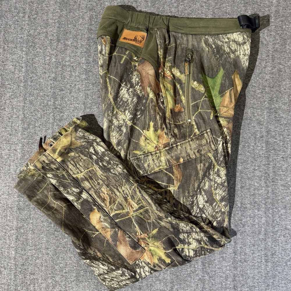 Scentlok Mossy Oak Camouflage Hunting Pants Buckskin Odor Eliminating Size M